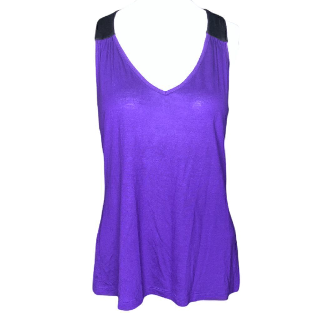 Banana Republic size small purple v-neck with black straps